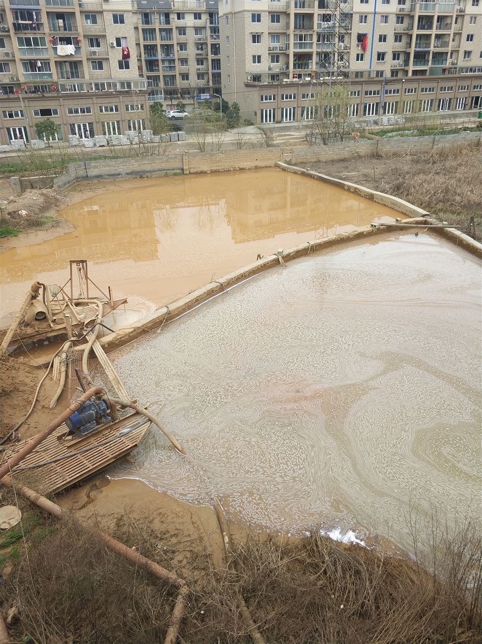 舞阳沉淀池淤泥清理-厂区废水池淤泥清淤
